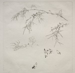 Serviço parisiense (serviço Haviland): Chuva (nº 10)