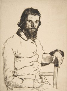 Retrato de Charles Meryon, 1853.