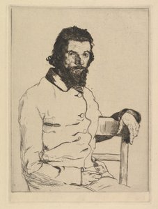 Retrato de Charles Meryon, 1853.