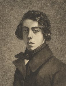Retrato de Théodore Chasseriau, 1893. de Felix Bracquemond