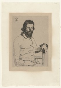 Retrato do artista Charles Méryon de Felix Bracquemond