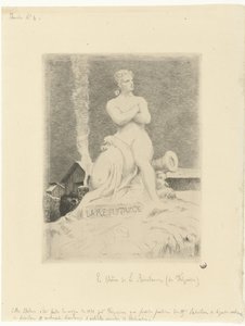 Estátua La Résistance (Resistência) de Alexandre Falguière e soldados durante o cerco de Paris
La Resistance
Siège de Paris en 1870 (título da série) de Felix Bracquemond