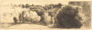 A estrada que leva a Bellevue de Felix Bracquemond