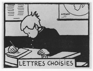 Carrot Poil: "Lettres Choisies", Jules Renard, ilustração de Felix Vallotton, ed. Flammarion. de Felix Edouard Vallotton