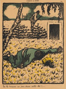 Crimes e Castigos VII, 764: Você achará isso um tanto difícil !, 1901. de Felix Edouard Vallotton