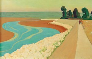 Honfleur dyke de Felix Edouard Vallotton