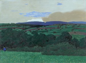 Arredores de Lausanne, 1900. de Felix Edouard Vallotton