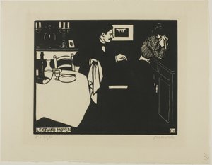 Extreme Measure, placa seis de Intimacies de Felix Edouard Vallotton