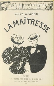 Capa de "A Senhora", de Jules Renard, 1896 de Felix Edouard Vallotton
