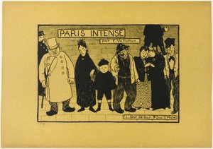 Frontispício para Paris Intense de Felix Edouard Vallotton