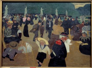 Le jardin du Luxembourg Painting de Felix Vallotton (1865-1925) de Felix Edouard Vallotton