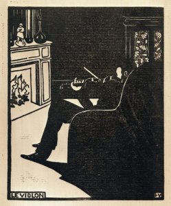 O violino de Felix Edouard Vallotton