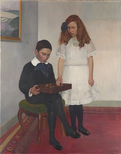 As Crianças Hahnloser, 1912. de Felix Edouard Vallotton