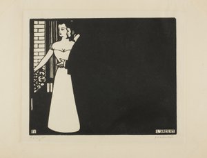 Dinheiro, prato cinco de "Intimacies", 1898 de Felix Edouard Vallotton