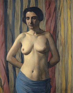 Nu com faixa azul, 1922. de Felix Edouard Vallotton