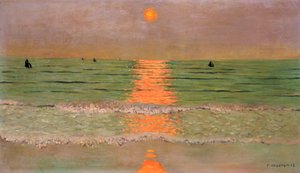 Pôr do sol, 1913 de Felix Edouard Vallotton