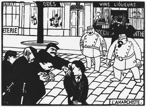 O anarquista, 1892 de Felix Edouard Vallotton