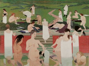 O Banho: Noite de Verão O Banho, Noite de Verão, 1892-1893 de Felix Edouard Vallotton