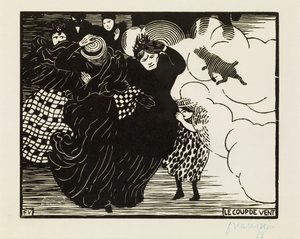 O vendaval, 1894 de Felix Edouard Vallotton