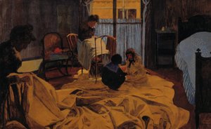 A Lavadeira, Quarto Azul de Felix Edouard Vallotton