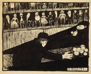 O massacre de Felix Edouard Vallotton