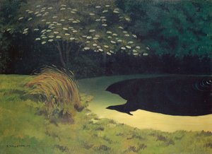 A lagoa de Felix Edouard Vallotton