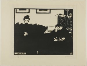 O triunfo, prato dois de intimidades de Felix Edouard Vallotton