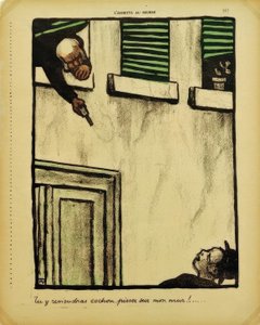 Você vai voltar, porco, mijar na minha parede de Felix Edouard Vallotton