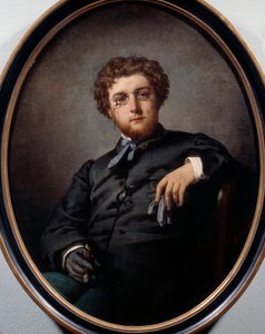 Retrato de George Bizet (1838-1875), compositor francês. Pintura de Felix Henri Giacomotti (1828-1909). Paris, Musee Carnavalet. de Felix Henri Giacomotti