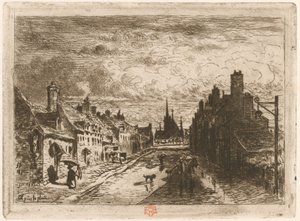 Après la pluie After the Rain, 1873 ou 1874 reformulado 1877. de Felix Hilaire Buhot