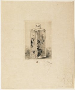 Caixa De Chá De Porcelana de Felix Hilaire Buhot