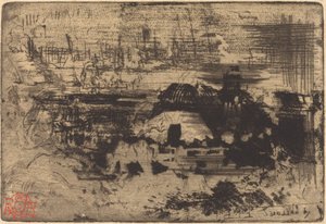 Casas de campo inglesas, c. 1879. de Felix Hilaire Buhot