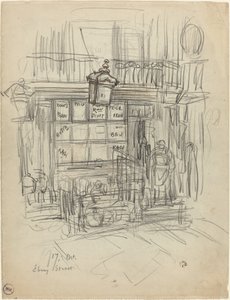 Rua Ebury, 1876 ou 1879. de Felix Hilaire Buhot