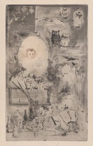 Batismo Japonês, 1887. de Felix Hilaire Buhot