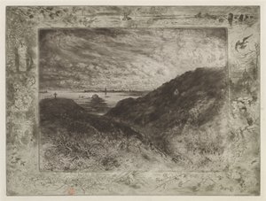 O penhasco: Baía de Saint-Malo