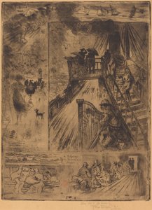 A Passagem A Passagem, 1879-1885. de Felix Hilaire Buhot