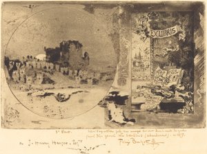 Le Château des hiboux Castelo das Corujas, 1877-1887. de Felix Hilaire Buhot