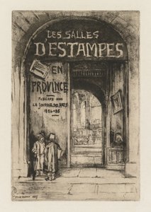 As salas de impressão nas províncias de Felix Hilaire Buhot