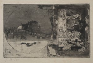 O Castelo das Corujas de Felix Hilaire Buhot
