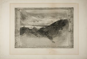 The Cliff, Baía de St. Malmo de Felix Hilaire Buhot