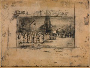 A missa da meia-noite de Felix Hilaire Buhot