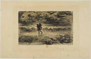 O pintor de paisagens marinhas de Felix Hilaire Buhot