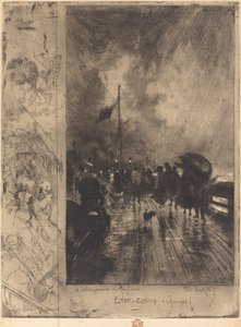 Um Desembarque na Inglaterra Desembarque na Inglaterra, 1879. de Felix Hilaire Buhot