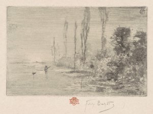 Uma Manhã de Outono Tarde de Outono, 1875. de Felix Hilaire Buhot