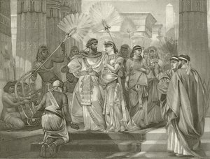 Antony e Cleópatra. Ato I, Cena I (gravura) de Felix Octavius Carr Darley
