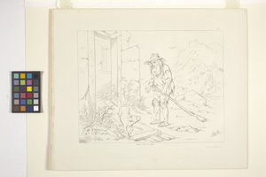 Ilustrações de Rip Van Winkle, Placa 5 (litografia) de Felix Octavius Carr Darley
