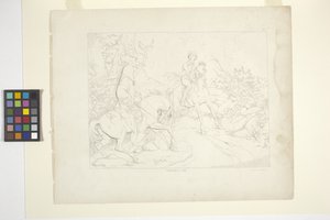 Ilustrações de The Legend Of Sleepy Hollow, Placa 5 (litografia) de Felix Octavius Carr Darley