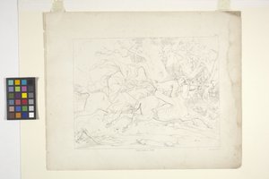 Ilustrações de The Legend Of Sleepy Hollow, Placa 6 (litografia) de Felix Octavius Carr Darley