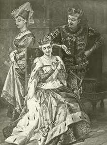 Rei Henrique Quinto. Ato V, Cena II (gravura) de Felix Octavius Carr Darley