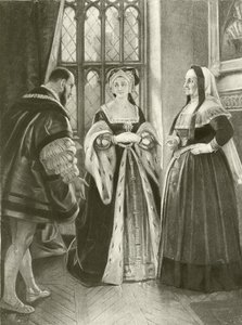 Rei Henrique VIII. Ato II, Cena III (gravura) de Felix Octavius Carr Darley